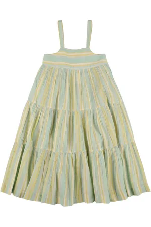 BONPOINT Vestido De Algodón Estampado