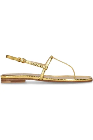 Michael Kors Sandalias De Piel Estampado Pitón 10mm
