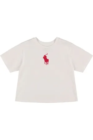 Ralph Lauren Camiseta De Jersey De Algodón Con Logo Bordado
