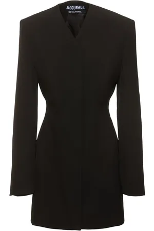 Jacquemus Vestido Corto De Crepé