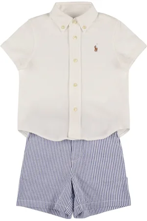 Ralph Lauren Camisa Y Shorts De Popelina De Algodón
