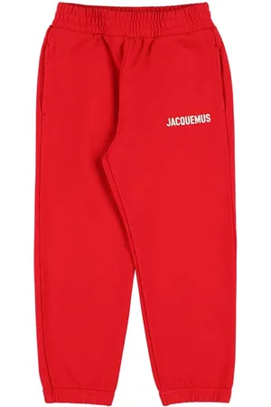 Jacquemus Pantalones Deportivos De Algodón Estampados