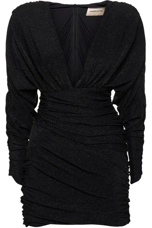 ALEXANDRE VAUTHIER Vestido Corto De Jersey De Lúrex