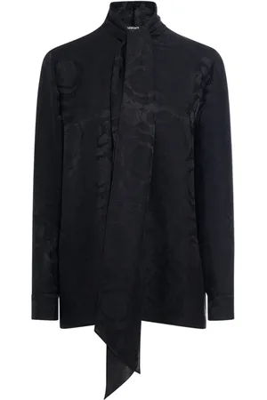 VERSACE Camisa De Jacquard Y Seda