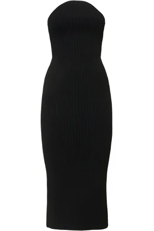 Khaite Vestido Midi De Viscosa
