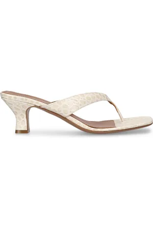 PARIS TEXAS Mules De Piel Efecto Cocodrilo 55mm