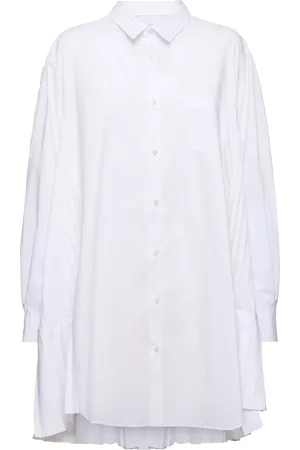 JUNYA WATANABE Camisa Plisada De Algodón