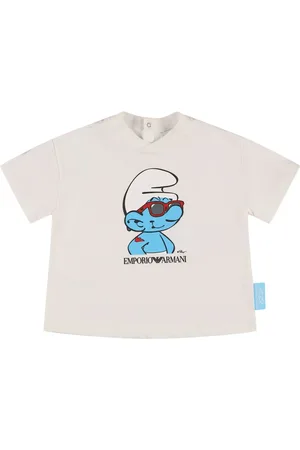 Emporio Armani Camiseta De Jersey De Algodón