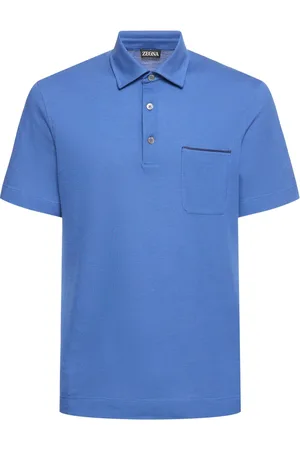 Ermenegildo Zegna Polo De Piqué De Algodón