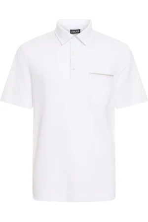 Ermenegildo Zegna Polo De Piqué De Algodón
