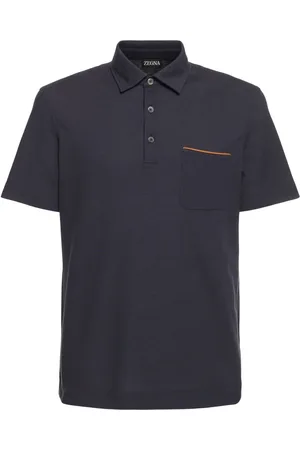 Ermenegildo Zegna Polo De Piqué De Algodón