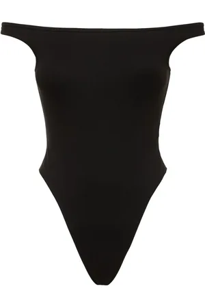 DAVID KOMA Body De Jersey Con Hombros Descubiertos