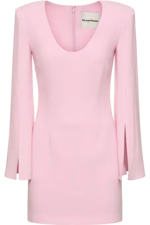 Roland Mouret Vestido Corto De Cady Con Manga Larga