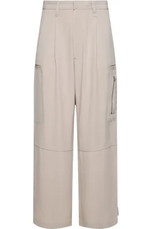 Ami Pantalones Cargo De Viscosa