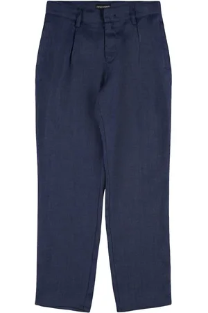 Emporio Armani Pantalones Cargo De Mezcla De Algodón