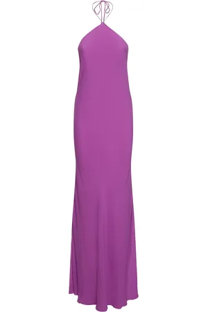 The Andamane Vestido Lencero De Georgette De Seda
