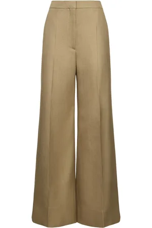 Stella McCartney Pantalones Anchos De Viscosa