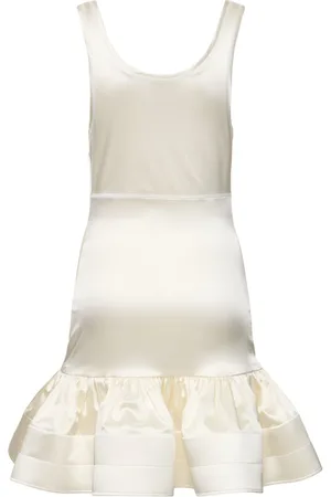 Patou Vestido Corto De Satén Stretch