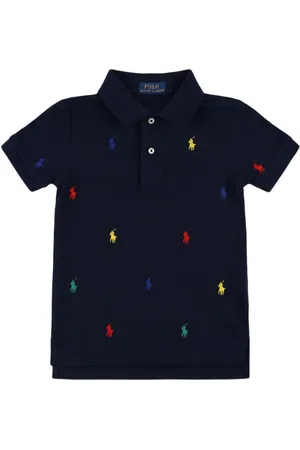 Ralph Lauren Polo De Algodón Piqué Con Logo