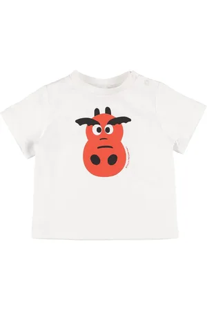 Stella McCartney Camiseta De Jersey De Algodón Orgánico Estampada