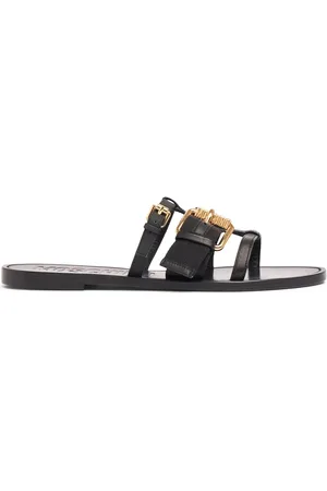 Moschino Sandalias Planas De Piel 5mm