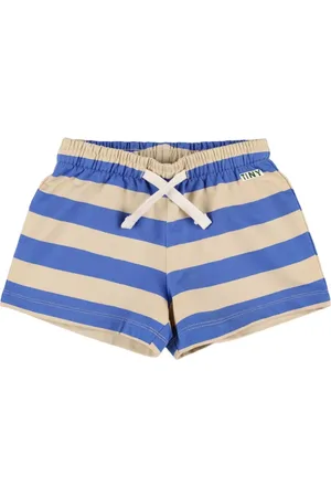 Tiny Cottons Shorts De Algodón A Rayas