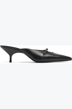 Gia Borghini Zapatos Mules De Piel 35mm