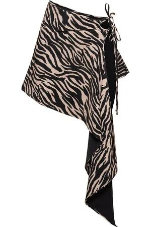 The Attico Falda Asimétrica De Lycra