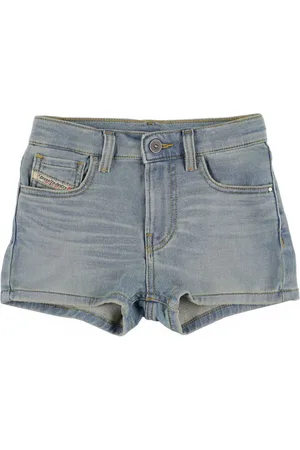 Diesel Shorts De Denim De Algodón