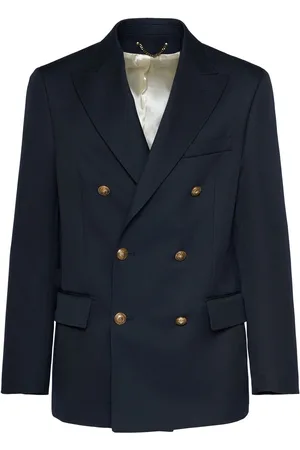 Golden Goose Blazer Cruzado De Gabardina