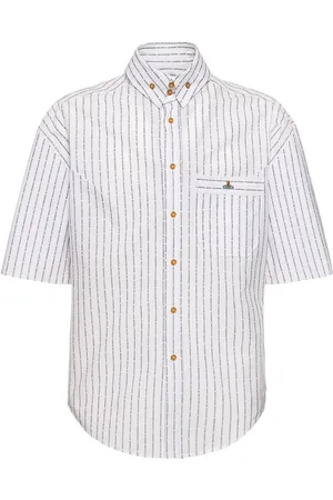 Vivienne Westwood Camisa De Popelina De Algodón Manga Corta