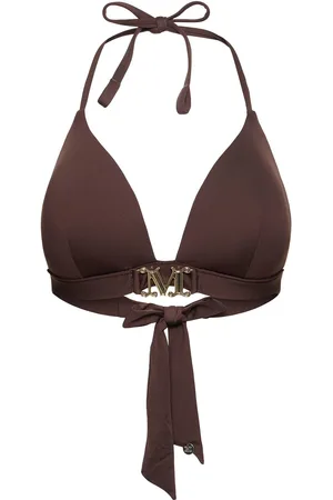 Max Mara Top Triangular De Bikini De Jersey