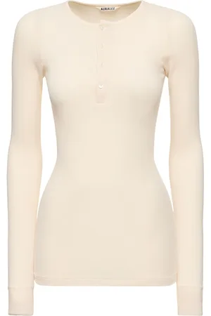 Auralee Camiseta De Algodón