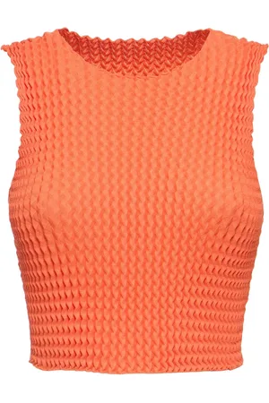 Issey Miyake Top Corto Sin Mangas