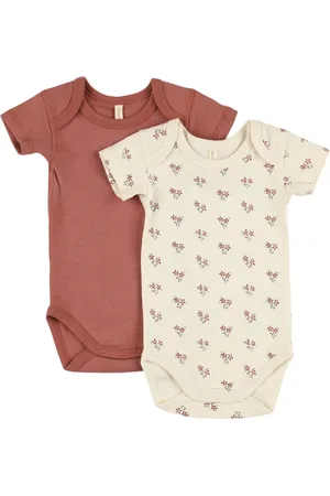 Quincy Mae Set De 2 Bodis De Algodón Orgánico