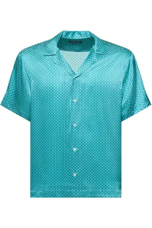 Frescobol Carioca Camisa De Seda Con Estampado