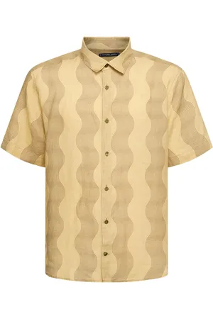 Frescobol Carioca Camisa De Lino Estampada