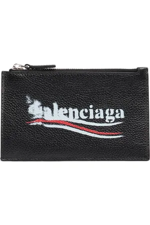 Balenciaga Cartera De Piel Con Cremallera
