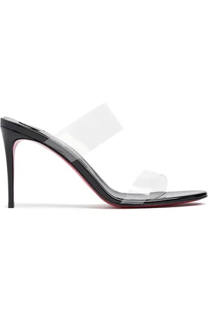 Christian Louboutin Sandalias Mules De Pvc 85mm