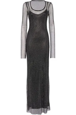 Sportmax Vestido Maxi De Malla