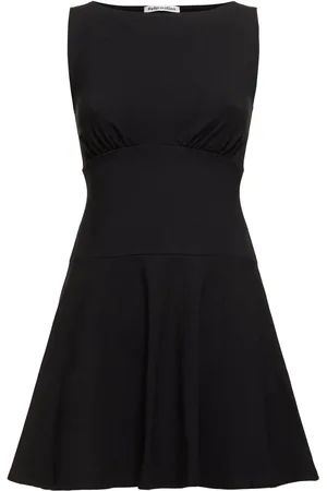 Reformation Vestido Corto De Punto De Algodón