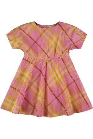 Burberry Vestido De Seda Estampado