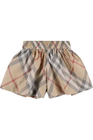 Burberry Shorts De Gabardina De Algodón