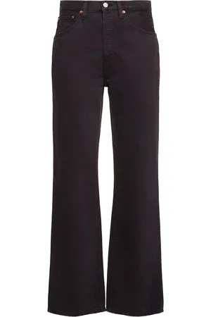RE/DONE Jeans Loose Fit Con Cintura Alta