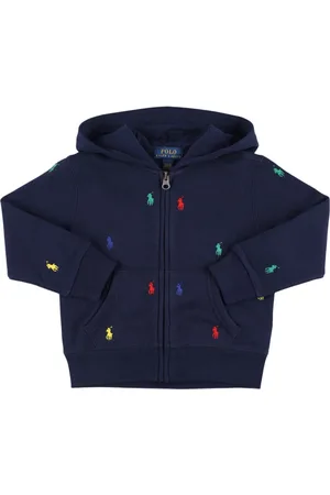 Ralph Lauren Sudadera De Algodón Con Cremallera Y Logo