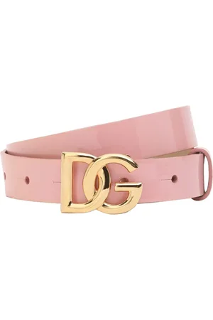 Dolce & Gabbana Cinturón De Charol Con Logo