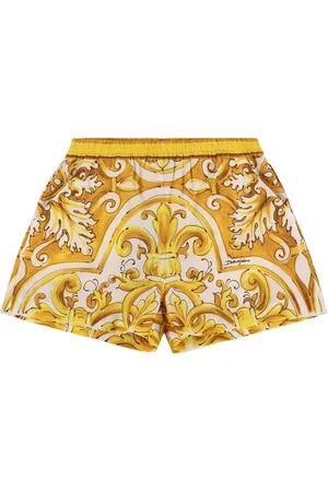 Dolce & Gabbana Shorts De Algodón Estampados