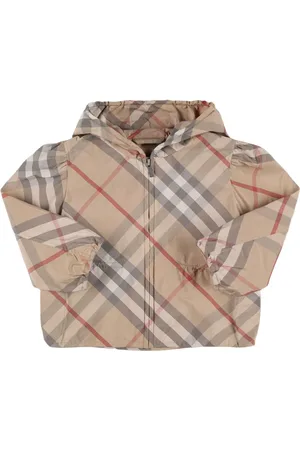 Burberry Chaqueta De Algodón Con Capucha