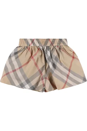 Burberry Shorts De Gabardina De Algodón