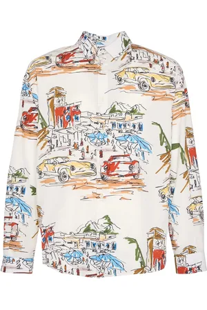 Jacquemus Camisa De Algodón Estampada